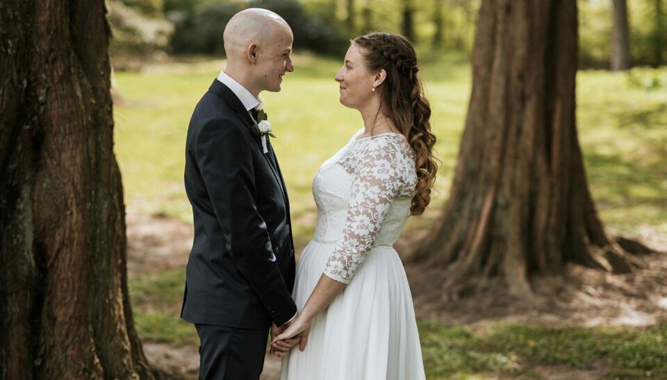 Gift ved første blik. Olivia og Patrick. (Foto: Theis Mortensen / DR)