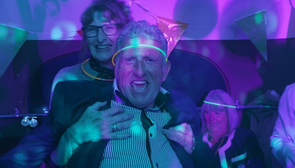 Lars og Bente fra 'Hotel Romantik' i festlige omgivelser.