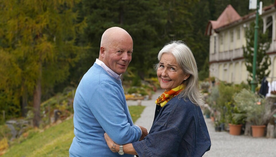 Lise-Lotte og Frank i 'Hotel Romantik'.