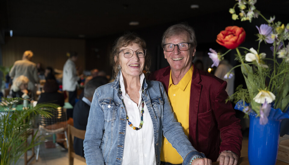 Bente og Kjeld til pressedagen på 'Hotel Romantik'.