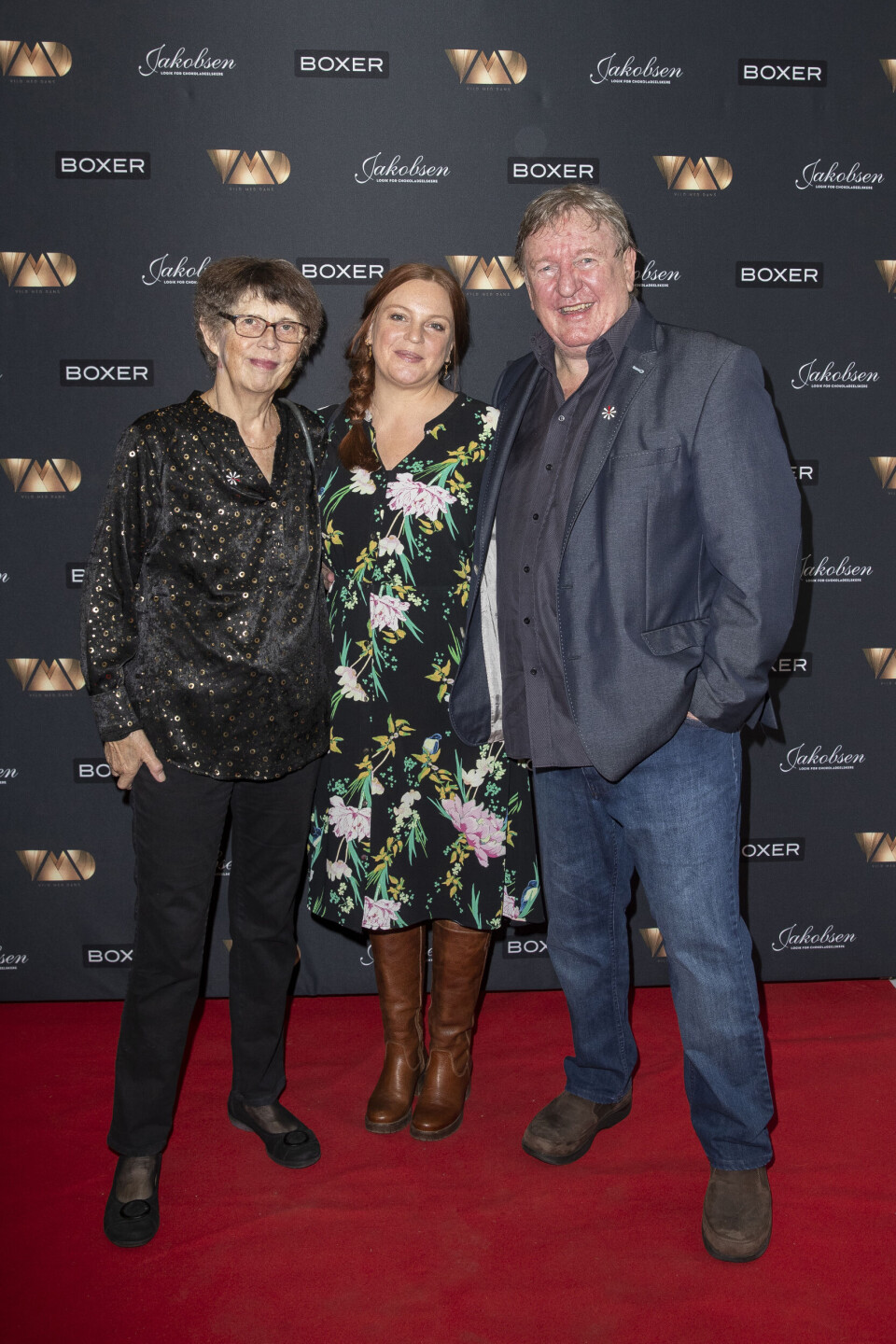 Hanne og Hans Otto med datteren Mette Marie, 49.