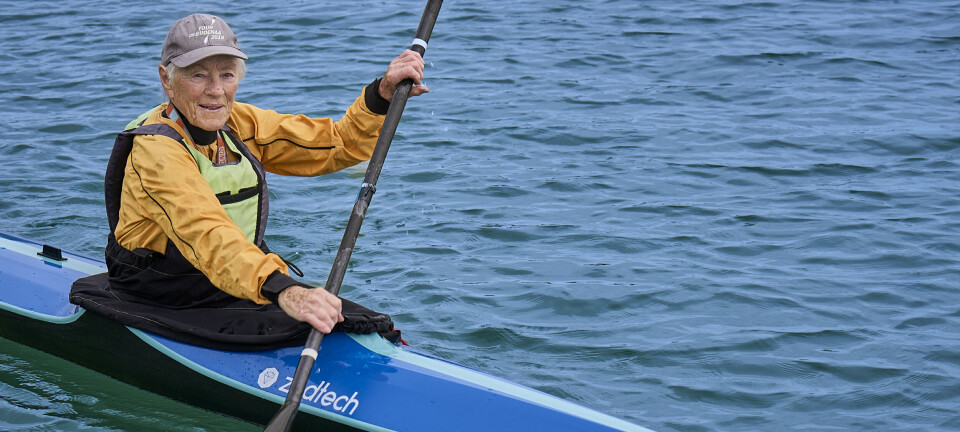 90-årige Esther ror kajak: ”Hvis der går en uge uden, kan jeg næsten ikke holde det ud'