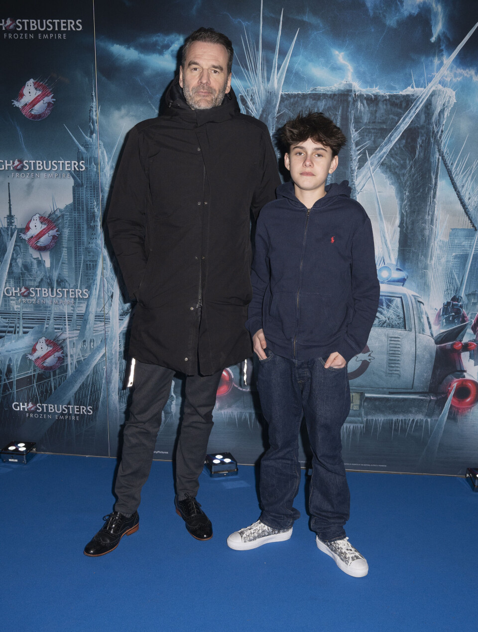 Jesper Buch og sønnen Oscar på den røde løber i 2024