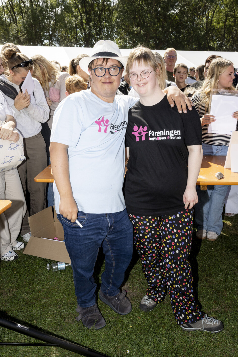 Jeff Pitzner med kæresten Caroline til Bazar på Femøren.