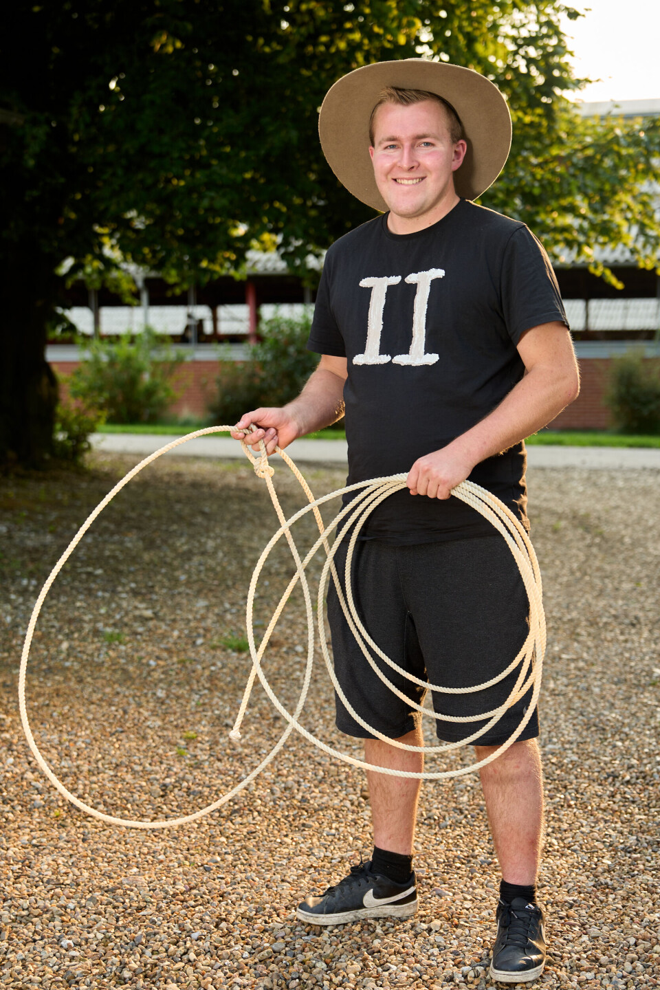 Som seksårig lærte Emil at kaste med Lasso og under sin rejse til Australien købte han en til samlingen.