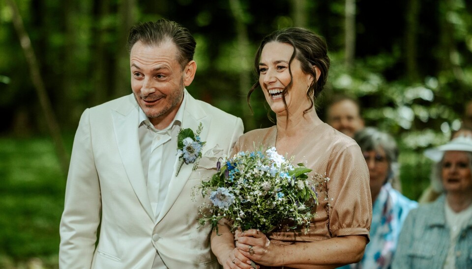 Thomas og Mette griner i 'Gift ved første blik'