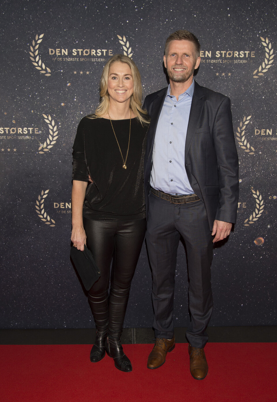 Camilla Martin og Lars Nygaard på den røde løber