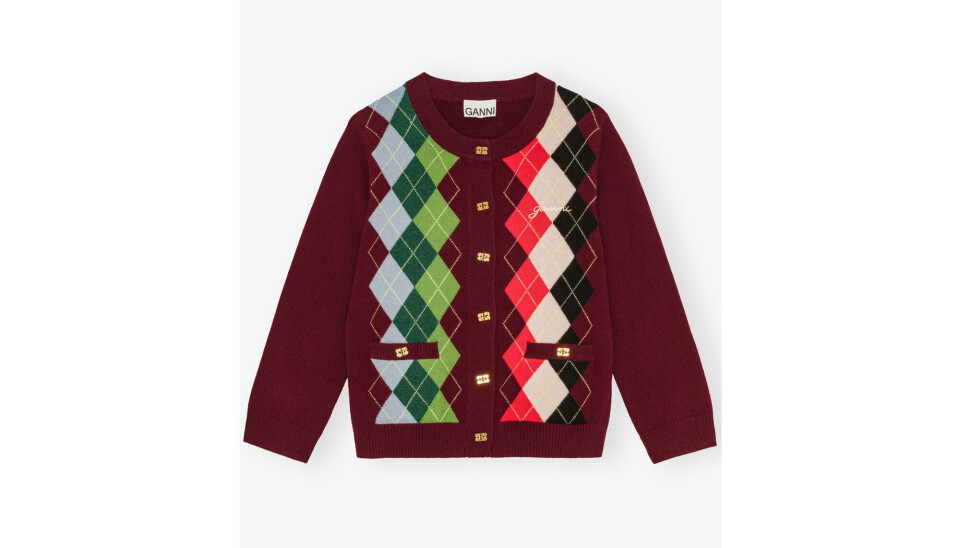 Cardigan fra Ganni, 2.599 kr.