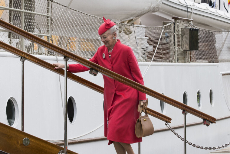 Dronning Margrethe på privat sommertogt