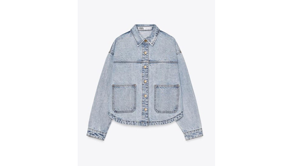 Denimjakke fra Zara, 259 kr.