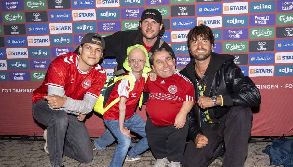 Malte Ebert, Alex Høgh, Jesper Sørensen og Dan Jakobsen i Parken.