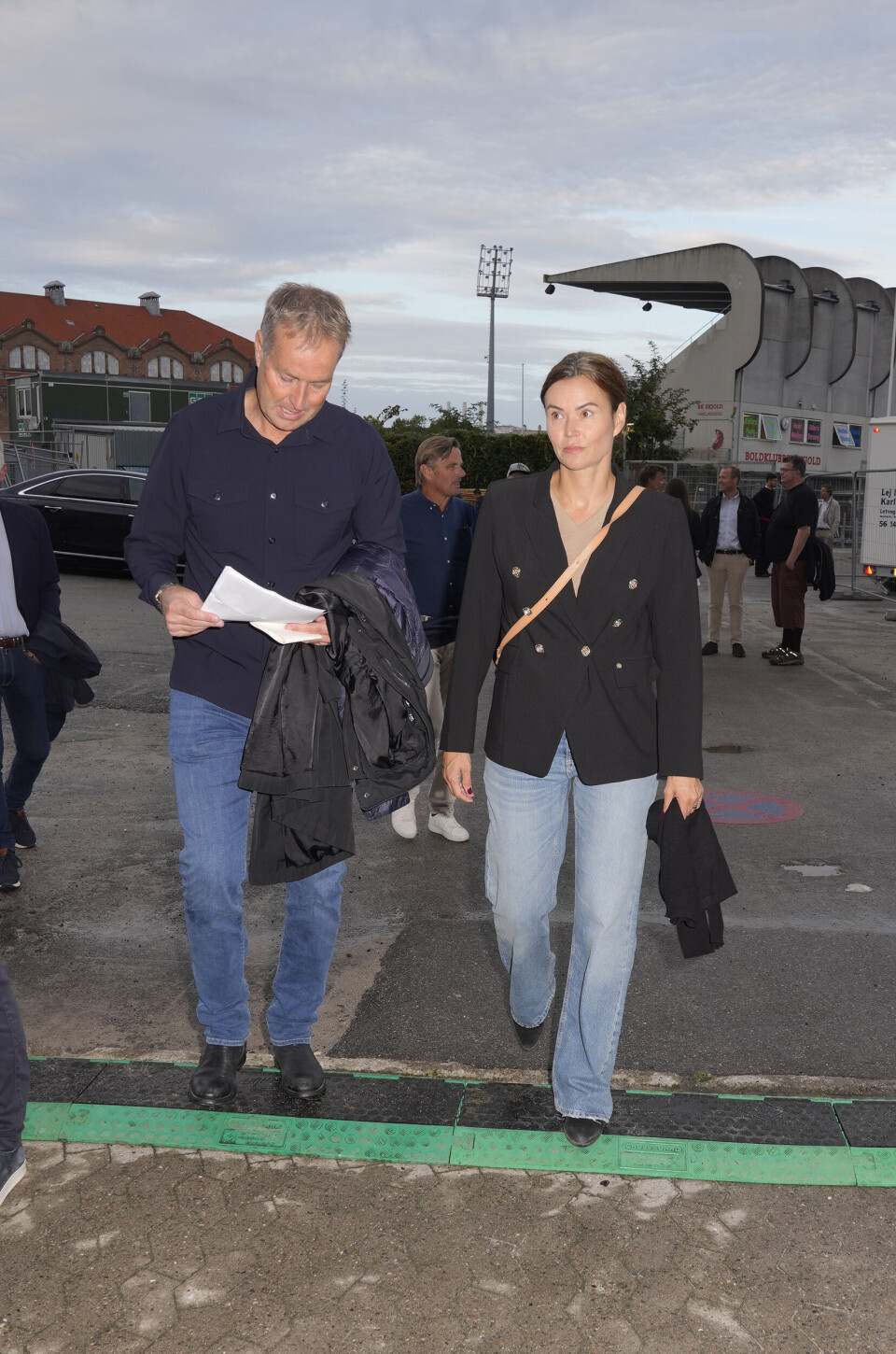 Landskamp Danmark - Skotland Kasper Hjulmand og Maliina Abelsen