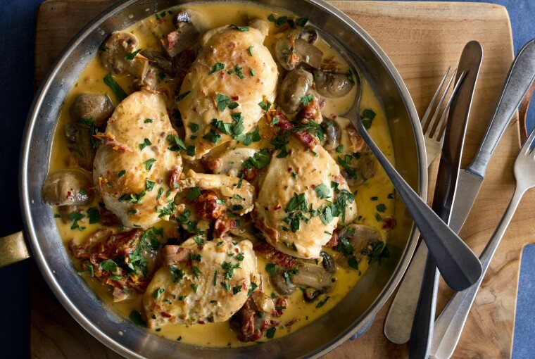 Marry me-kylling med champignon