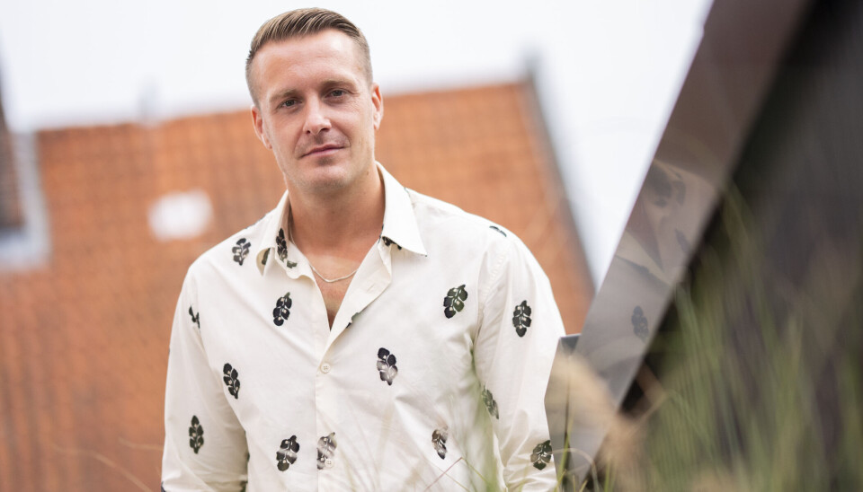 Andreas Holm til pressedag på 'Robinson' 2025