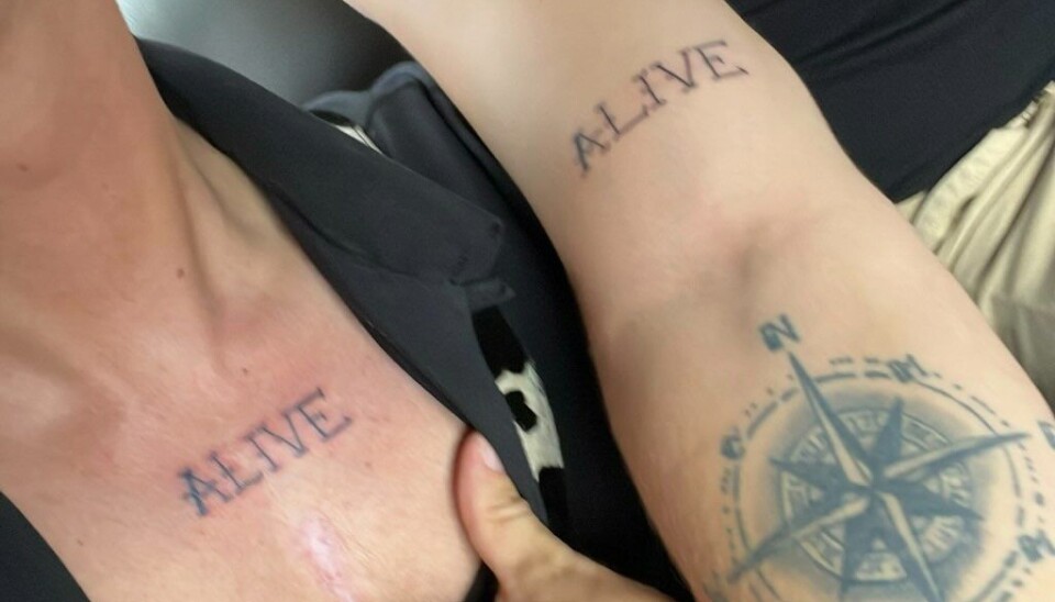 Billede 4 - Martin og Nicolaj har fået samme tatovering