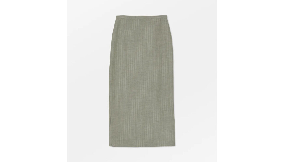 Langt pencilskirt fra Skall Studio, 2.500 kr.
