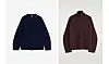 Chunky striktrøjer fra Arket, 1.890 kr. (tv.), og COS, 2.500 kr. (th.)