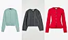 Cardigans fra Zara, 279 kr. (tv.), COS, 900 kr. (i midten), og Baum und pferdgarten, 1.499 kr. (th.)