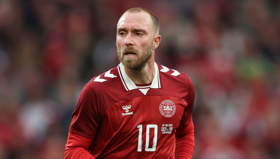 Christian Eriksen of Denmark seen during Friendly Match: football match between Denmark and Northern Ireland at Parken.