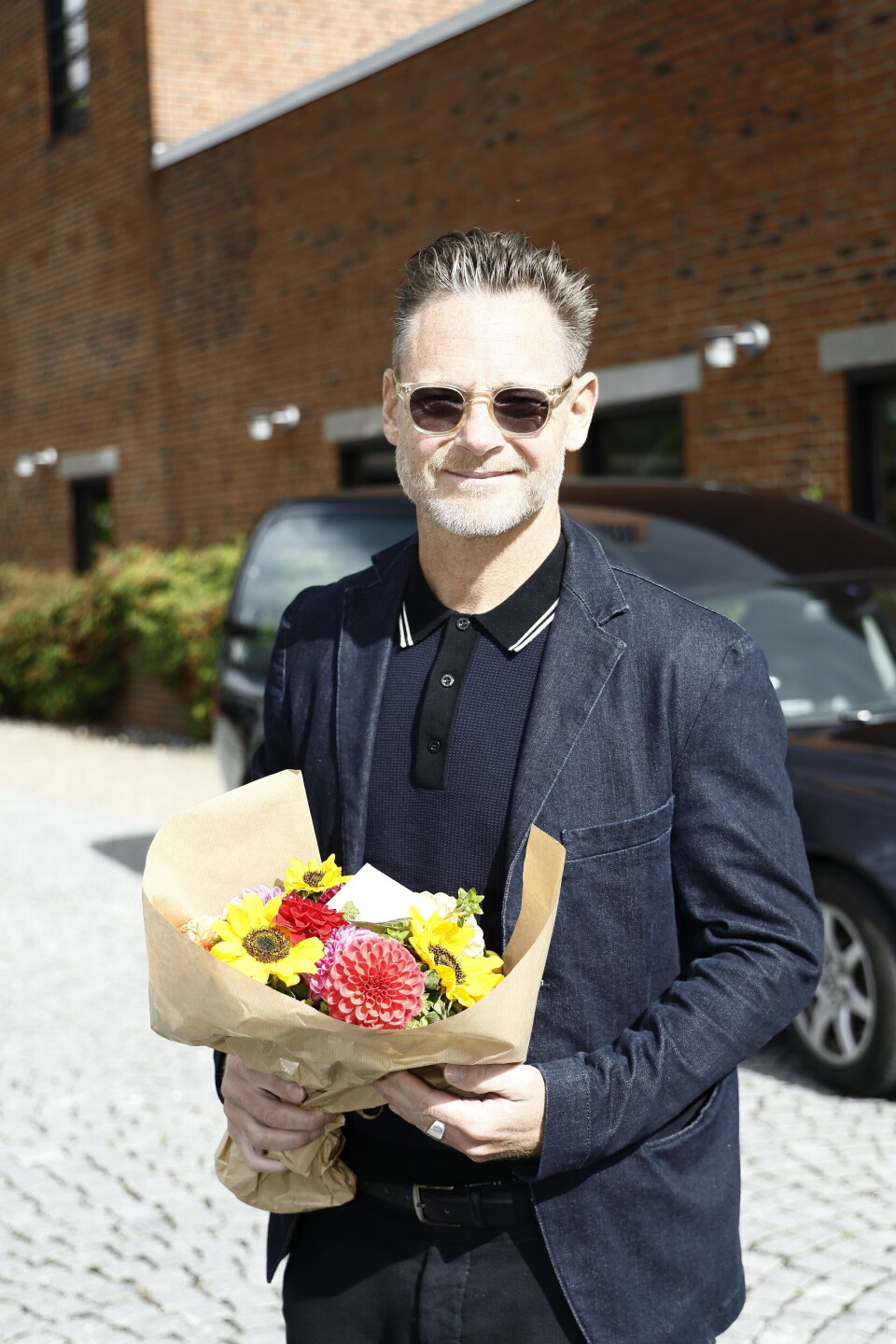 Allan Paw Henriksen ved Bistrup Kirke.
