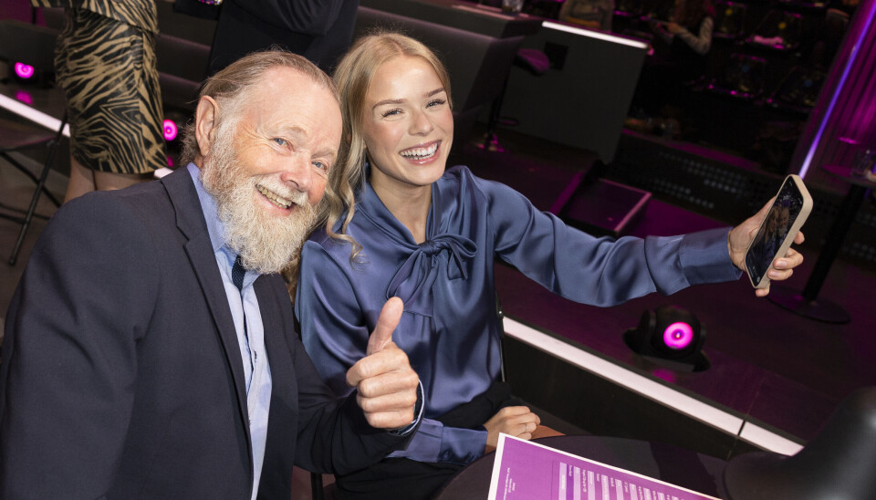 Jesper Asholt og Asta Björk til pressemøde på 'Vild med dans' 2025