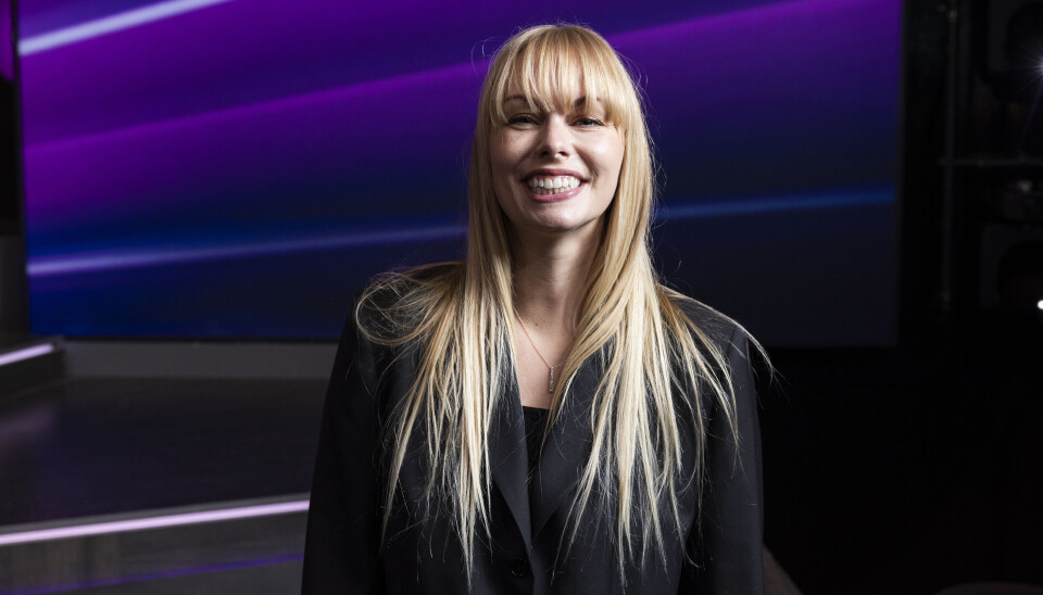 Pressemøde på 'Vild med dans' 2025. Jenna August Harson