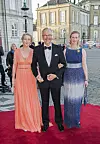 H.K.H. Prinsesse Benediktes 75-års fødselsdag med gæsterne Prinsesse Alexandra af Berleburg, Michael Ahlefeldt-Lauervig-Bille og Nathalie zu Sayn-Wittgenstein-Berleburg