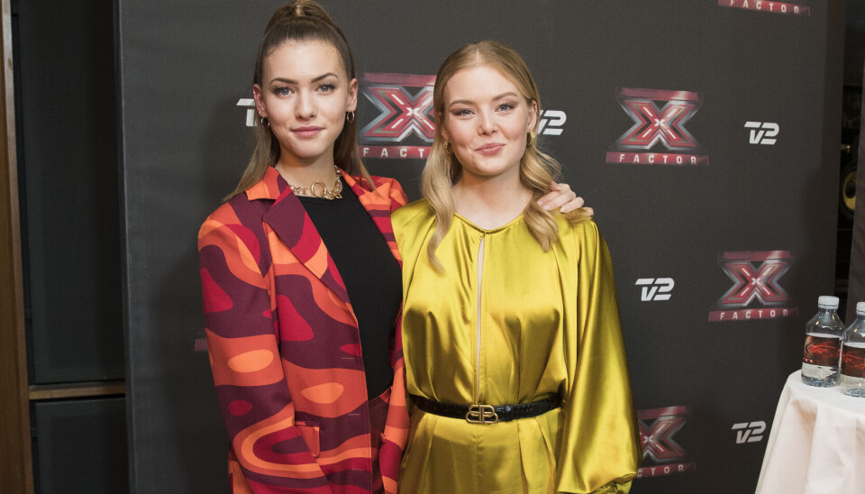 Mathilde Caffey og Alma Agger X Factor 2020.