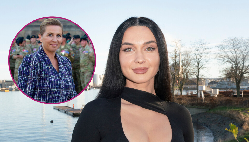 Mette Frederiksen og Irina Olsen i en collage