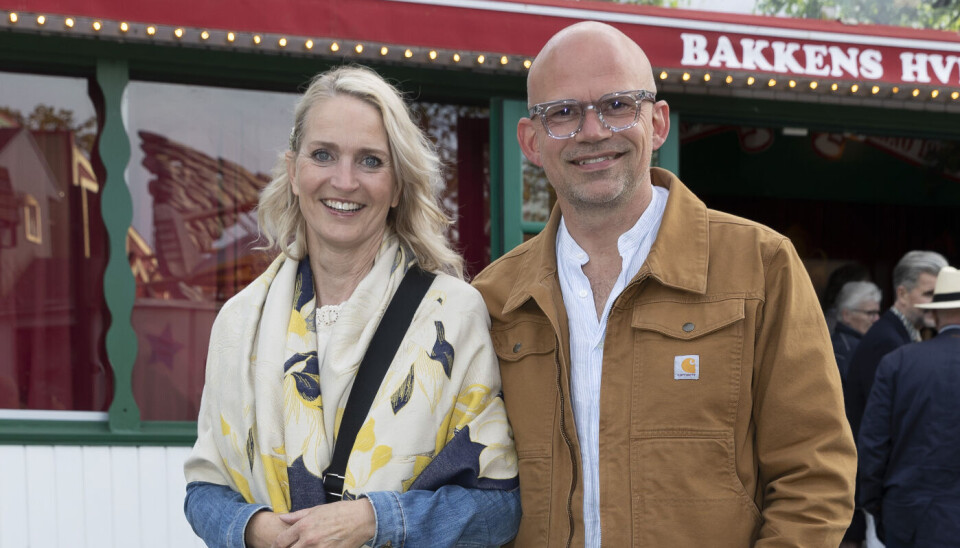 Annette Heick og Jesper Vollmer til premiere på 'Bakkens Hvile' 2025.