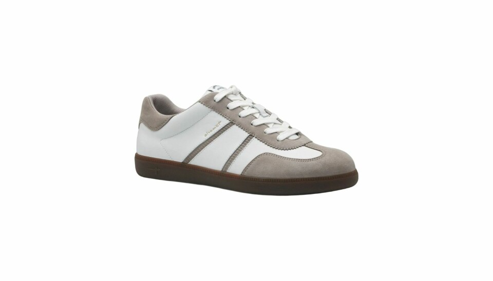Hvide og grå sneakers fra Tamaris