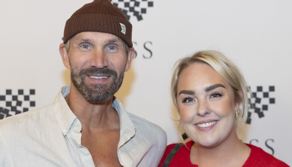 Premiere på musicalen 'Chess'. Mark Abildhauge og Julia Sofia Aastrup på den røde løber