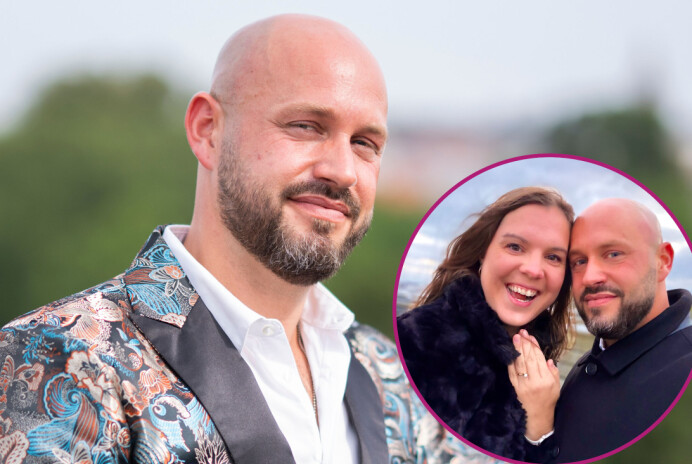 Se videoen: Her frier René til sin kæreste efter 'Robinson'-exit