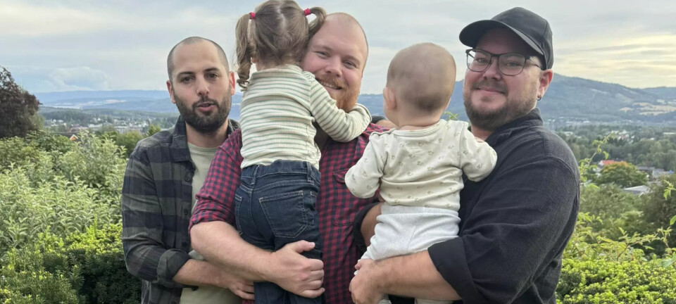 De er tre forelskede fædre med to børn: 'Det vigtigste er, at børnene er ønskede og elskede'
