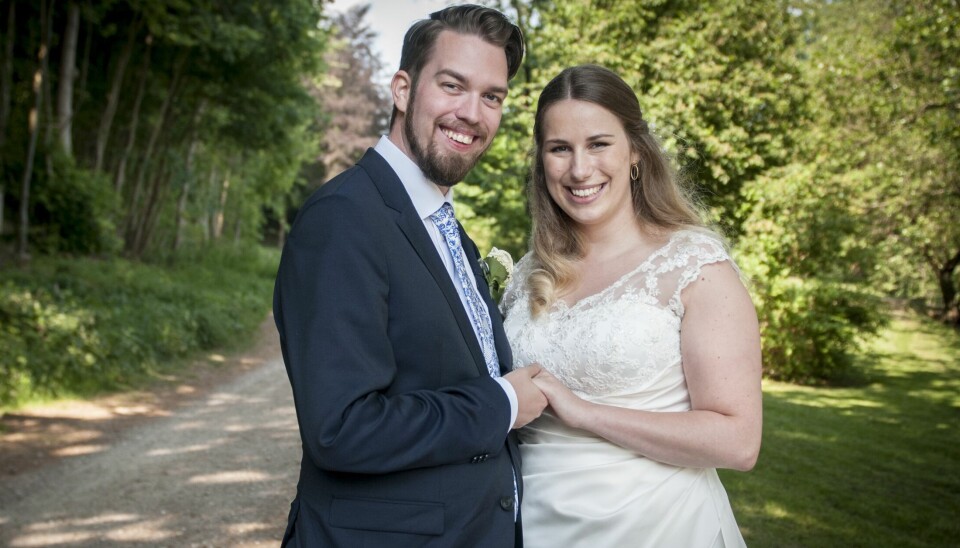 Kathrine og Michael, der medvirkede i 'Gift ved første blik' i 2018