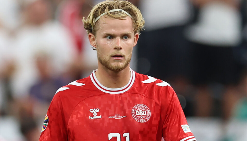 Morten Hjulmand spiller kamp for landsholdet