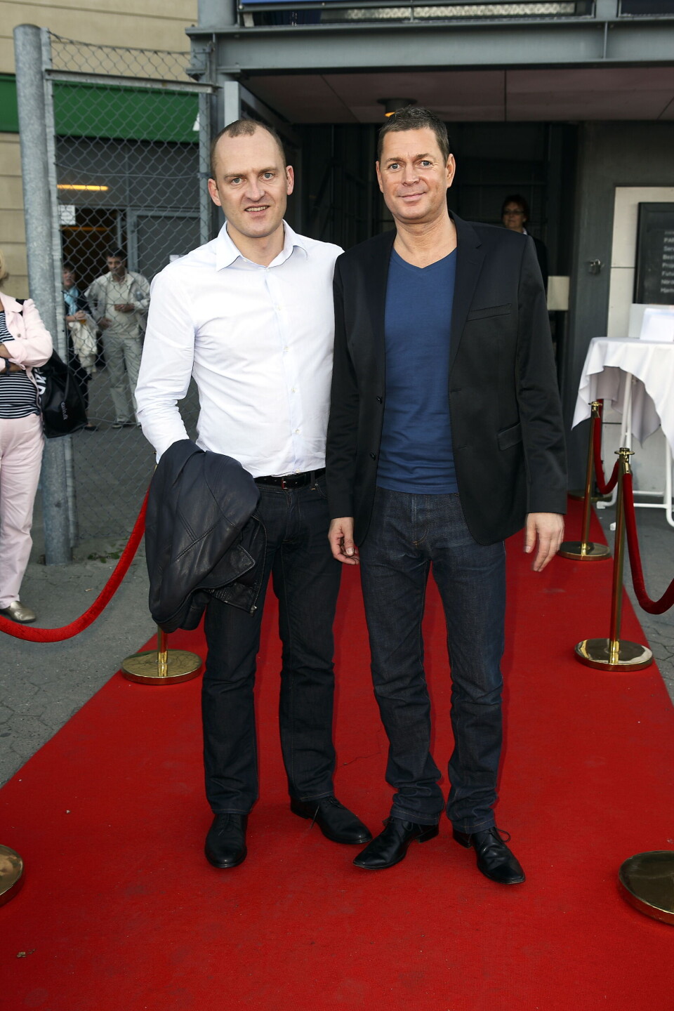 Jon Jørgensen og Peter Frödin til George Michaels koncert i Parken den 29. august 2008