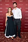 Tina Maria Hansen og  Mathias Rokkjær Klitgaard til Elle Awards 2025