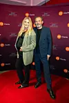 Christian Grau og Christiane Hagger står på den røde løber