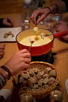 When in Schweiz – ostefondue!