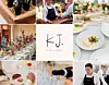 KJ catering billeder af personale, borddækning og serveringer.