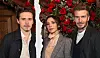 Brooklyn Beckham, David Beckham og Victoria Beckham,