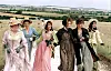 Filmen fra 2005, hvor Keira Knightley (nr. 2 fra højre) spiller Elizabeth Bennet.