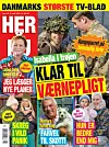 På forsiden af HER&NU-ugebladet ses Lisbet Dahl, der fylder 80 år, prinsesse Isabella og kronprins Christian, Johnny Reimar, Linse Kessler og Janni Ree.