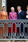 Kong Frederik og Isabella har besøgt dronning Margrethe: Nu giver kongehuset status