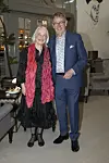Den tidligere statsminister var ledsaget af sin kæreste, Michala Petri, 67.
