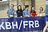 Kong Frederik, dronning Mary, prins Vincent, prinsesse Isabella og prinsesse Josephine ved Royal Run 2026 i København.