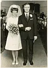 Bryllup i Skovshoved Kirke i 1966.