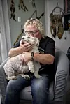 Der er også blandet lidt
anden race i Maggie, så
hun er lidt større end
den gennemsnitlige
bichon havanaise.