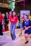 Mary var også på dansegulvet ved ”Silent Disco”, hvor musikken kun spillede i hovedtelefonerne.